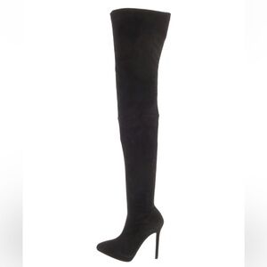 Christian Louboutin Suede Thigh high boots